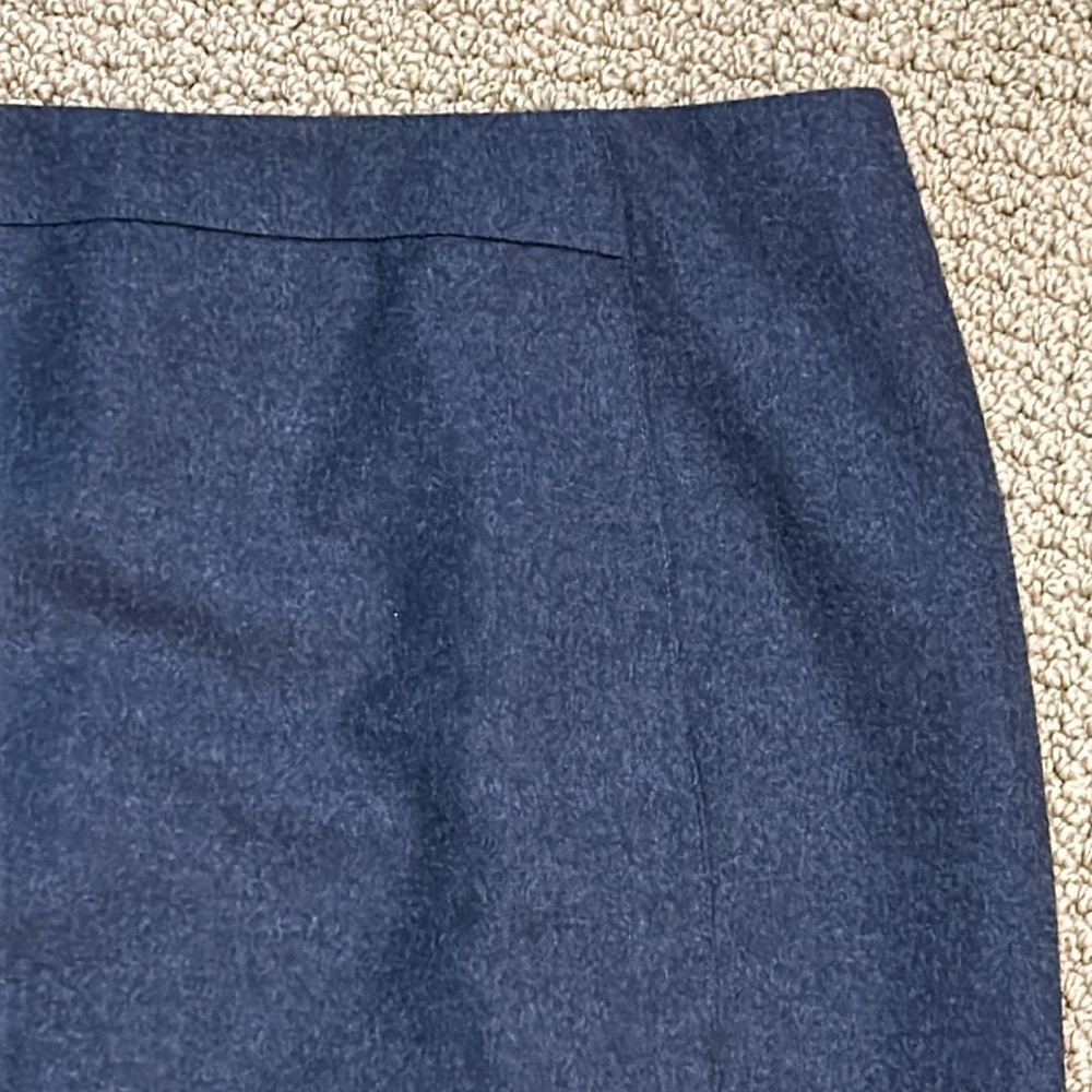 Chado Ralph Rucci Gray Cashmere Pencil Skirt size 10 Office Neutral - Picture 4 of 16